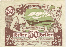 Autriche, Payerbach, 50 Heller, Paysage, 1920, 1920-12-31, SUP, Mehl:FS 725 - Oesterreich