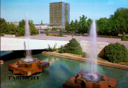 Delcampe - TASHKENT   ( OUZBEKISTAN )    ADMINISTRATIVE BUILDING IN LENIN SQUARE - Usbekistan