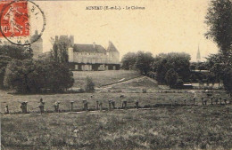 Cpa..28..AUNEAU..LE CHATEAU..TAMPON D'AUNEAU - Auneau