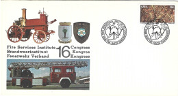 SWA. Enveloppe Commémorative De 1984. Camion De Pompiers. - Sapeurs-Pompiers