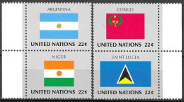 UNITED NATIONS # NEW YORK FROM 1987 STAMPWORLD 532-35** - Ungebraucht