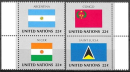 UNITED NATIONS # NEW YORK FROM 1987 STAMPWORLD 532-35** - Neufs