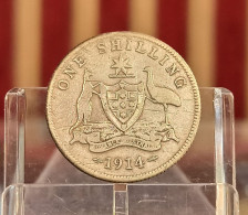 Australia George VI - 1 Shilling 1914 Km 26 Plata - Sonstige & Ohne Zuordnung