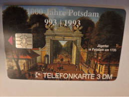 DUITSLAND/ GERMANY  CHIPCARD /1000 JAHRE POTSDAM/     / 1.000 EX   / 3 DM  CARD / O 547   / MINT   CARD     **16117** - S-Series : Sportelli Con Pubblicità Di Terzi