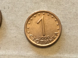 Münze Münzen Umlaufmünze Bulgarien 1 Stotinka 2000 - Bulgarije