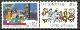 UNITED NATIONS # NEW YORK FROM 1987 STAMPWORLD 540-41** - Nuovi