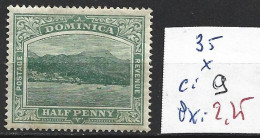 DOMINIQUE 35 * Côte 9 € - Dominica (...-1978)