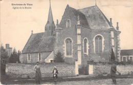 FRANCE - Environs De Vaas - Eglise De Bruere - Animé - Carte Postale Ancienne - Otros & Sin Clasificación