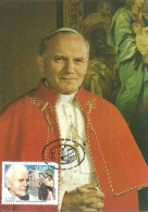 Carte Maximum - Brasil - Visita Do Papa João Paulo II - Tarjetas – Máxima