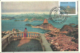 Carte Maximum - Brasil - Rio De Janeiro - Pão De Açucar - Selo  Adesivo - Maximumkaarten