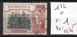 DOMINIQUE 122 Oblitéré Côte 1 € - Dominica (...-1978)