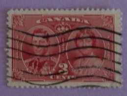 CANADA YT 196 OBLITERE "COURONNEMENT DE GEORGE VI" ANNÉE 1937 - Oblitérés