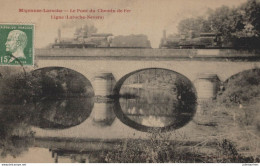 89 MIGENNES LAROCHE LE PONT DU CHEMIN DE FER LIGNE LAROCHE NEVERS CPA BON ETAT - Opere D'Arte