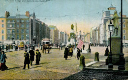 IRELAND - DUBLIN - O'CONNELL BRIDGE AND SACKVILLE STREET  I586 - Dublin