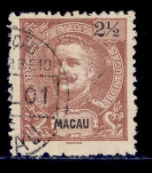 ! ! Macau - 1898 D. Carlos 2 1/2 A - Af. 81 - Used (cc 067) - Usati