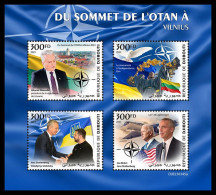 DJIBOUTI 2023 MNH NATO Summit Vilnius NATO Gipfel M/S – OFFICIAL ISSUE – DHQ2401 - NATO