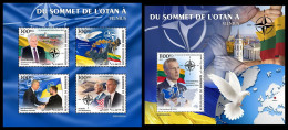 DJIBOUTI 2023 MNH NATO Summit Vilnius NATO Gipfel M/S+S/S – OFFICIAL ISSUE – DHQ2401 - NAVO