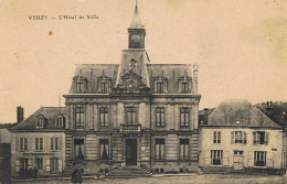 Cpa..51..VERZY..L'HOTEL DE VILLE - Verzy