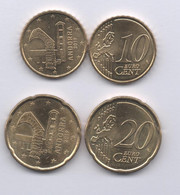 ANDORRA - 10 + 20 Euro Cents - Andorre