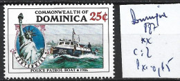 DOMINIQUE 887 ** Côte 2 € - Dominique (1978-...)
