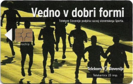 Slovenia - Telekom Slovenije - Calendar '99 - Vedno V Dobri Formi, Sept. 1999, Gem5 Red, 04.1999, 25Units, 9.990ex, Used - Eslovenia