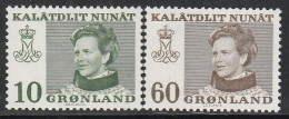 GROENLAND - N°72/3 ** (1973) Série Courante - Unused Stamps