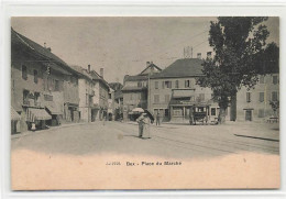 Bex Place Du Marché  Ancienne Poste Calèche Pension De C. Rochet - Bex