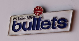 A339 Pin's BASKET BULLETS WASHINGTON USA Achat Immédiat Immédiat - Pallacanestro