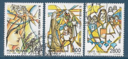 Vatican 1990  -  Y&T N° 872/873/874 - Michel N° 996/997/998 (o). - Used Stamps