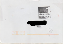 Royal Mail  Birmingham Postage Paid Handstamp On Cover To France - Officials