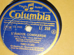 DISQUE 78 TOURS CHANSON TINO ROSSI 1934 - 78 T - Grammofoonplaten