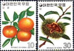162081 MNH COREA DEL SUR 1974 FRUTOS - Corée Du Sud