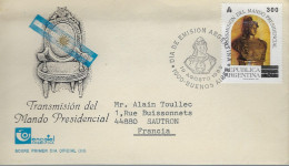 Buenos AIres 1989 Transmission Du Commandement Présidentiel Politique Gouvernant - FDC