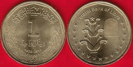 Libya 1 Dinar 2017 (1438) UNC - Libyen
