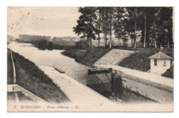 Carte Postale Ancienne - Circulé - Dép. 60 - RETHONDES - Ecluse D' HERANT - Rethondes