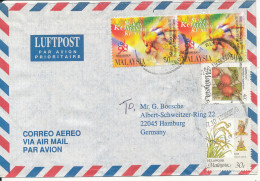 Malaysia Selangor Air Mail Cover Sent To Germany 7-10-1998 - Malaysia (1964-...)