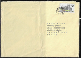 Czechoslovakia. Stamp Sc. 2710 On Letter, Sent From Svit 16.01.89 For “Tesla” Uhersky Brod. - Cartas & Documentos