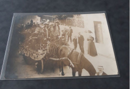 Carte  PHOTO DE  Char Fête Locale    (  Photographe  GUILLEMINOT BOESPFIUG  Et Cie PARIS  ) - Carnaval