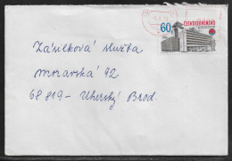 Czechoslovakia. Stamp Sc. 2178 On Letter, Sent From Litvinov 9.08.78 For “Tesla” Uhersky Brod. - Brieven En Documenten