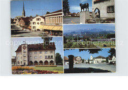 12589148 Amriswil TG Rathaus Platz Panorama  Amriswil - Autres & Non Classés