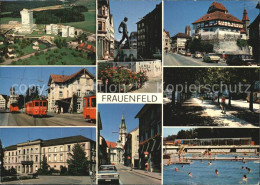 12588718 Frauenfeld Teilansichten Brunnen Skulptur Strassenbahn Gebaeude Promena - Other & Unclassified