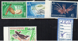 Nouvelles Hébrides ** N°215-16-18 - Unused Stamps