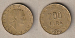 00517) Italien, 200 Lire 1988 - 200 Liras