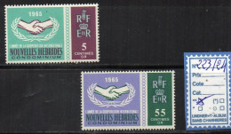 Nouvelles Hébrides ** N° 223/24 - Unused Stamps