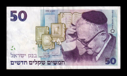 Israel 50 New Sheqalim 1992 Pick 55c Mbc/Ebc Vf/Xf - Israel