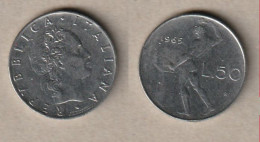 00506) Italien, 50 Lire 1965 - 50 Lire