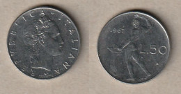 00505) Italien, 50 Lire 1967 - 50 Lire