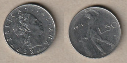 00504) Italien, 50 Lire 1971 - 50 Liras