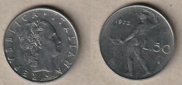 00503) Italien, 50 Lire 1972 - 50 Lire