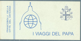 °°° Francobolli N. 1875 - Vaticano Libretto I Viaggi Del Papa  °°° - Autres & Non Classés